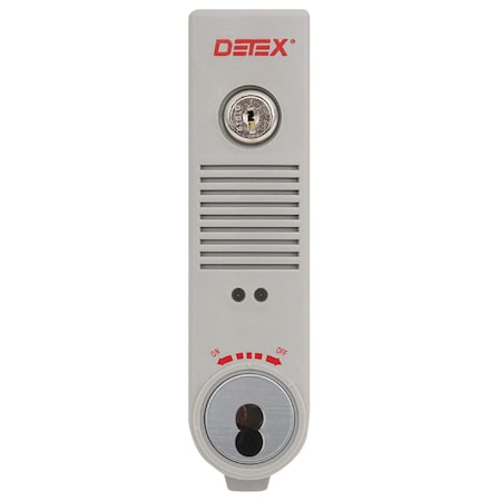 Detex Ligature-resistant Pull Side Mount Alarm, Door Sensor Assembly, Beige EAX-500W IC7 GRAY